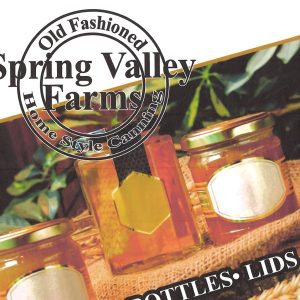 Spring Valley Farms Jars, Bottles, Lids